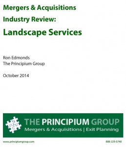 Merger & Acquisitin Industry Reviiew - Landscape Services