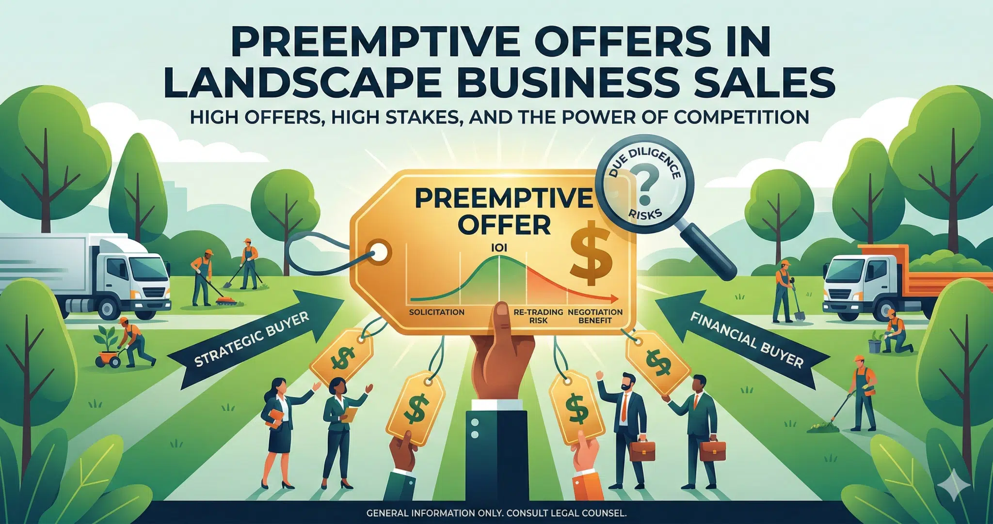 Preemptive Offers in Landscape Business Sales